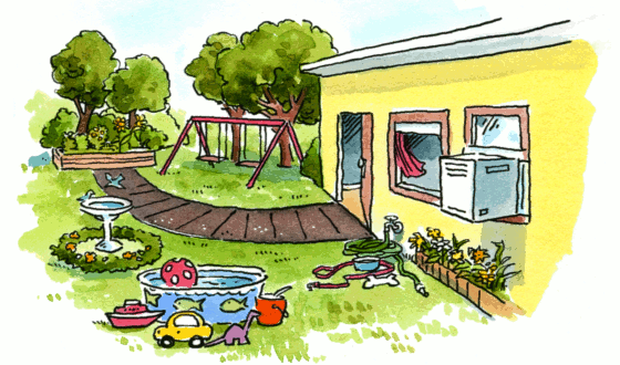 cartoon of person picking grapes